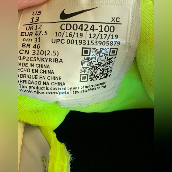 - Nike air zoom vapor cage tennis  and pickle ball shoes. Size 13 - Picture 7 of 15